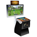 Golden Tee Golf<br /><br />Golden Tee Golf was introduced in 1995. Over the years, the game has evolved into a highly sought after 'staple' to the bar and restaurant industries. Players of all ages enjoy this game either casually or for tournament play. Today's design comes with a removable stand and houses a 42-inch LCD monitor. The LCD becomes a beacon for players once they enter the establishment.<br /><br />Dimensions: L 53.25-inches x W 25.5-inches x H 85.75-inches, weight 220 lbs.