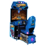 H2Overdrive<br /><br/>H2Overdrive delivers stunning 'in-your-face' Next-Gen graphics with its 32-inch or 42-inch Hi-Def LCD panel. With its force feedback steering, a beefed-up throttle, and a powerful seat subwoofer, players will find themselves completely immerse in the on-screen action! There are plenty of jumps and secret paths to explore, all while cruising 7 watery tracks from around the word.<br /><br />Dimensions: H 83-inches x W 42-inches x D 68-inches, weight: 460 lbs