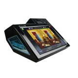 Megatouch RX<br /><br />The Merit RX is the latest member of the Merit lineup. The RX has a 19-inch LCD and a sleek, slanted design. With over 150 games, players are sure to find something to enjoy.