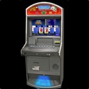 This new cabinet style includes a 26-inch widescreen HD monitor, option of playing on the LCD or control panel,  and bill acceptor that accepts 1’s, 5’s, 10’s, & 20’s. The software set includes new titles such as <em>Pirogue Poker, Payline Poker II, Spillover Deluxe & Peter Jacobson</em>, as well as the classic titles <em>Deuces Wild & Jacks or Better</em> with a Maximum payout $1,000.00.<br /><br />Dimensions: 64-inches H x 25 1/2-inches D, 28-inches W