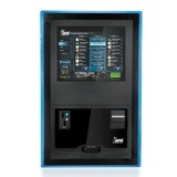 AMI NGX MINI<br /><br />The NGX Mini is a compact version of the NGX. It is wall mountable with features including a 19-inch flat screen, bill acceptor, and 500 watt Bang & Olufsen amplifier.<br /><br />Dimensions: 34-inches H x 22-inches W x 8.5-inches D, weight 87 lbs.